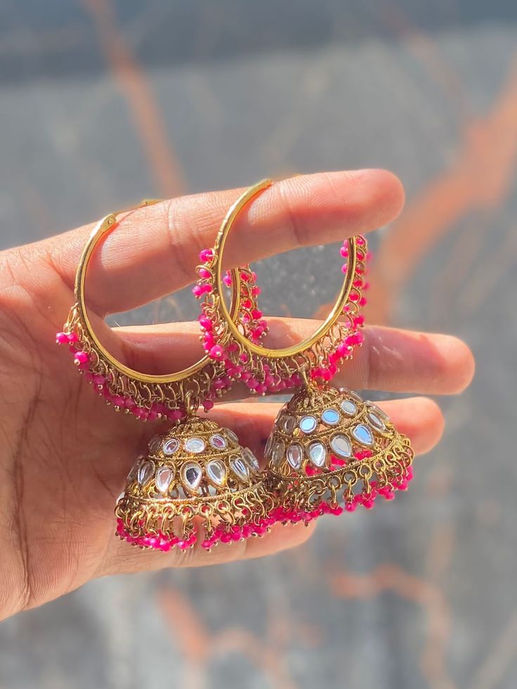 Unique Wedding Jewelry, Couple Ring Design, Diy Earrings Easy, Indian Jewelry Earrings, Pretty Jewelry Necklaces, Fancy Jewellery Designs, Indian Jewellery Design Earrings, Artificial Jewellery, Traditional Earrings