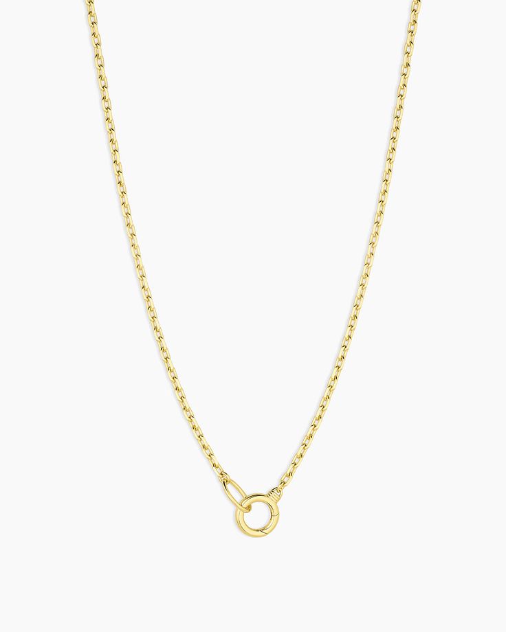 Create a layered look by double wrapping this extra long 33' chain necklace, or wear it long depending on your outfit or occasion. You can customize it with charms too - we're loving adding a combination of three or a single statement size charm. Asher Mini Necklace in 18k Gold, Women's by gorjana Elegant Oval Link Charm Necklace For Everyday, Yellow Gold Oval Link Charm Necklace, Timeless Charm Necklace With Adjustable Chain For Everyday, Chic Everyday Yellow Gold Charm Necklaces, Oval Link Cable Chain Necklace For Layering, Chic Yellow Gold Toggle Necklace Gift, Oval Link Double Chain Jewelry Gift, Yellow Gold Oval Link Charm Necklace With Adjustable Chain, Elegant Everyday Charm Necklace With Rolo Chain