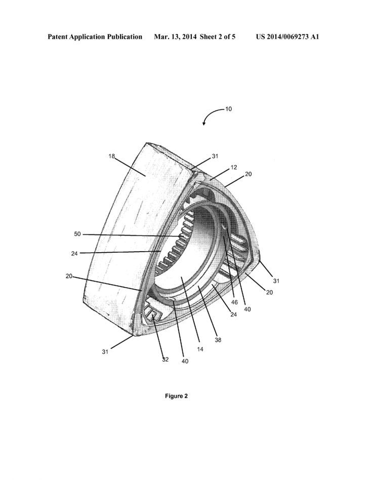 an image of a drawing of a ball bearing unit with parts labeled in the diagram