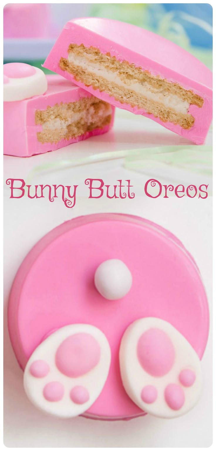 Easter Oreo Cookie Pops, Easy Easter Desserts With Peeps, Easter Treat Ideas For Kids, Cute Easter Snack Ideas, Easter Treat Table, Easter Baking Ideas For Kids, Bunny Themed Desserts, Easter Cake Pops Easy, Oreo Puck Ideas