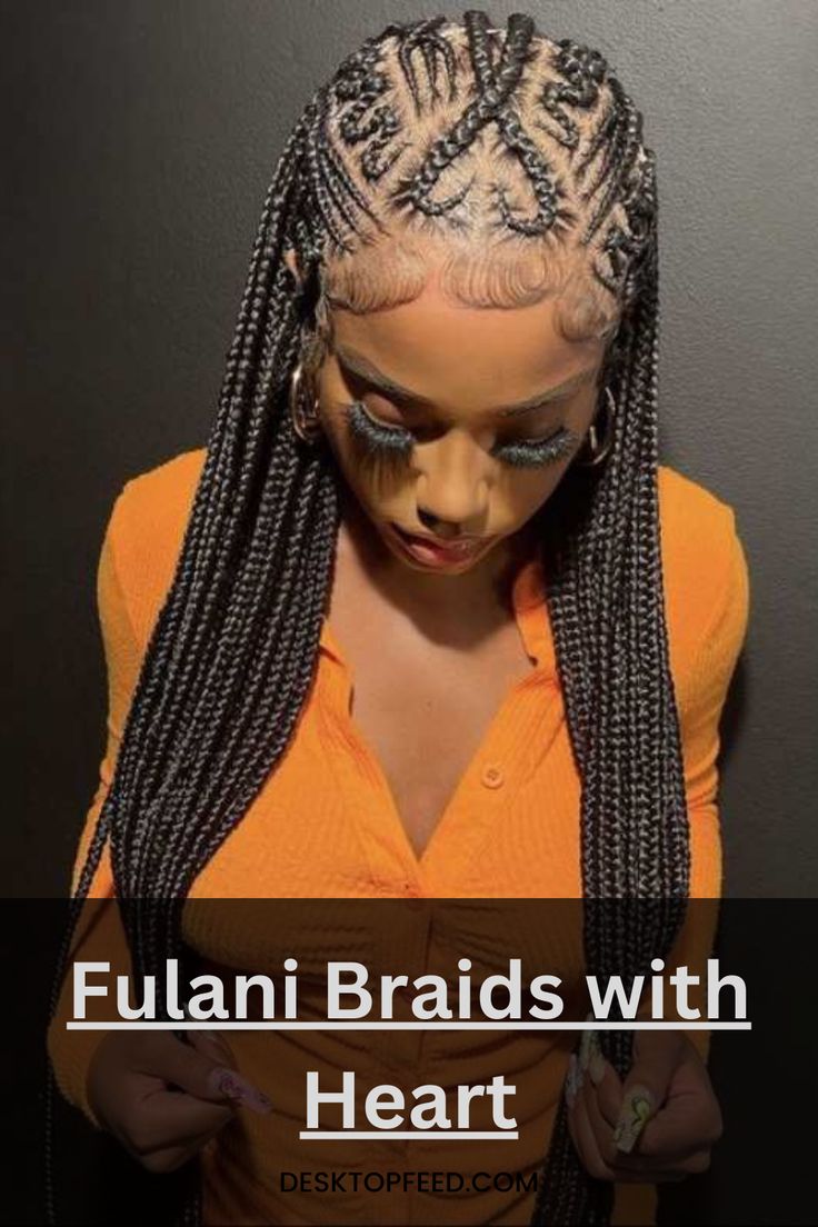 When it comes to expressing your individuality and embracing cultural beauty, Fulani braids with heart are a fantastic choice. These intricate braids not only showcase stunning designs but also incorporate the symbolic heart shape, adding an extra touch of femininity and love to your hairstyle. Braids With Heart Design, Braids Types, Braids With Heart, December Hairstyles, Hair Braid Designs, Dreadlocks Hairstyles, Intricate Braids, Nice Hairstyles, Cultural Beauty