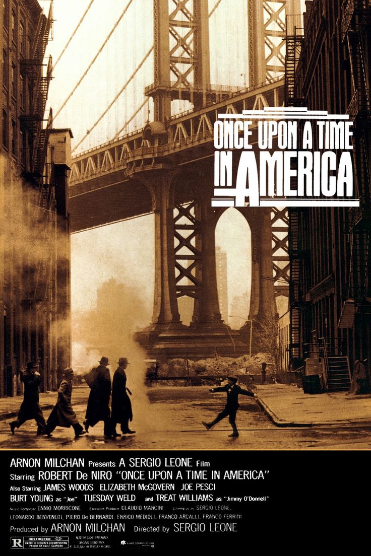 the movie poster for once upon a time in america