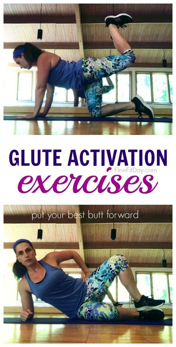 10 Glute Activation Exercises - create your own glute activating dynamic warmup for your next run or strength training workout.