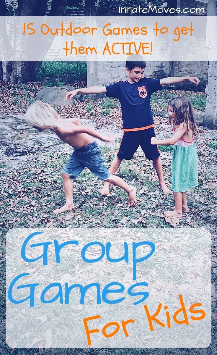 group games for kids to play outside