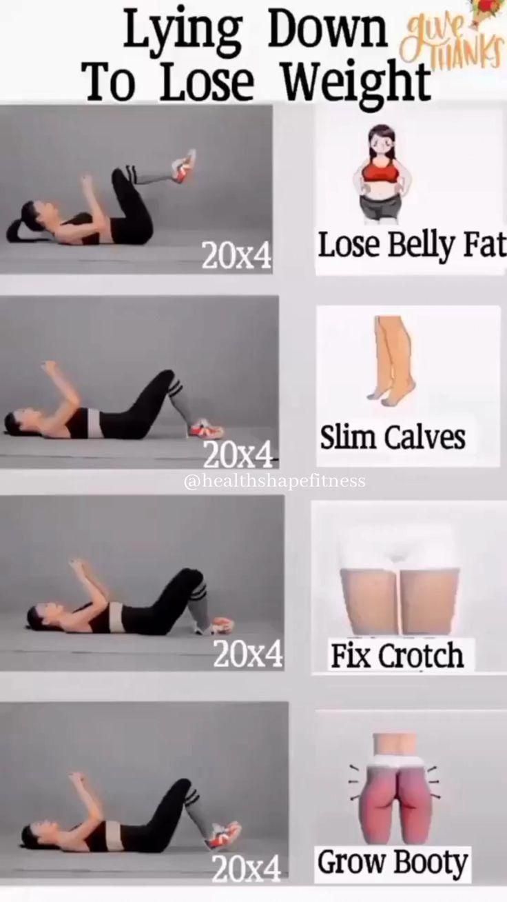 Lately, there has been a lot of talk about the benefits of lying down to lose weight. And it makes sense! When you think about it, when you are lying down, your body is in a position where it can more easily burn fat. Of course, this doesn't mean that you should just lie in bed all day and expect to lose weight. But, it can be a helpful addition to your weight loss routine. Here are a few benefits of lying down to lose weight 21 Days Weight Loss Challenge #WeightLossExercisePlan Slim Calves, Flat Belly Workout, Stomach Workout, Lose Belly, Full Body Workout, Lose Belly Fat, Abs Workout, Belly Fat, Workout Videos