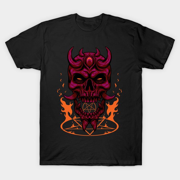 Evil inspired design for metal scene and rock band -- Choose from our vast selection of Crewneck and V-Neck T-Shirts to match with your favorite design to make the perfect custom graphic T-Shirt. Pick your favorite: Classic, Relaxed Fit, V-Neck, Tri-Blend, Dolman Extra Soft Tri-Blend, Slouchy V-Neck, Slouchy, Premium, Heavyweight, Curvy, Ringer, and Curvy V-Neck. Customize your color! For men and women. Alternative Skull Graphic Print T-shirt, Edgy Skull Graphic Print T-shirt, Edgy Red Graphic Print T-shirt, Halloween Band Merch T-shirt With Front And Back Print, Halloween Band Merch T-shirt With Print, Alternative Halloween Graphic T-shirt, Edgy Halloween T-shirt With Sublimation Print, Punk Red T-shirt For Halloween, Edgy T-shirt With Sublimation Print For Halloween