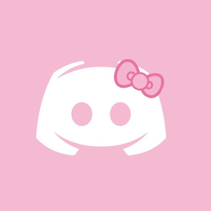 a pink hello kitty wallpaper with a bow on it's head and eyes