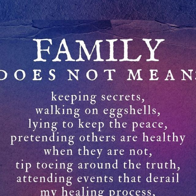 a family doesn't mean poem written on a piece of paper with the words