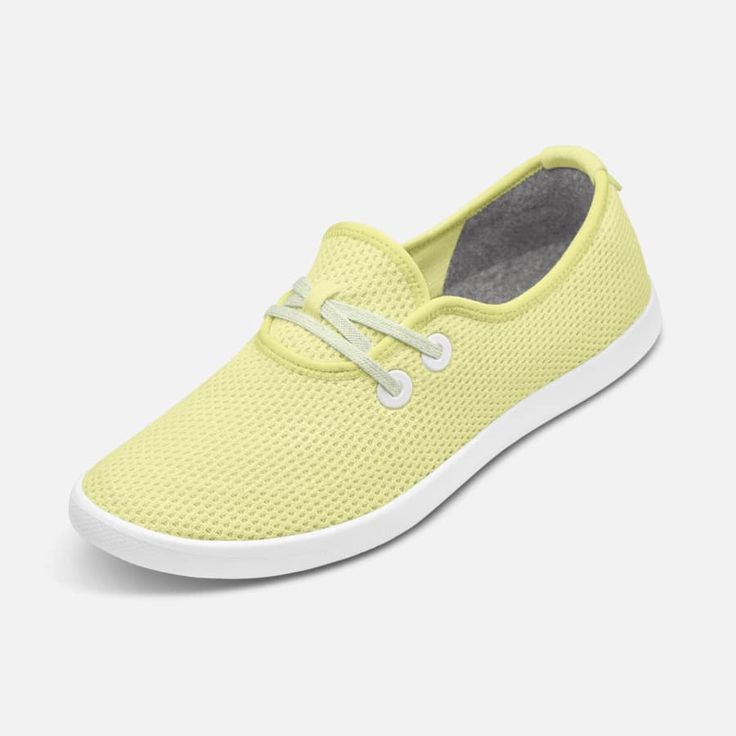 [SQUARE]:Kauri Canary (White Sole) Most Comfortable Shoes, Boat Shoe, How To Make Shoes, Shoe Lace, Casual Lace, White White, Vans Classic Slip On Sneaker, Keds, Lace Up Shoes