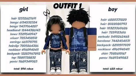 two dolls are standing next to each other in front of a sign that says girl and boy