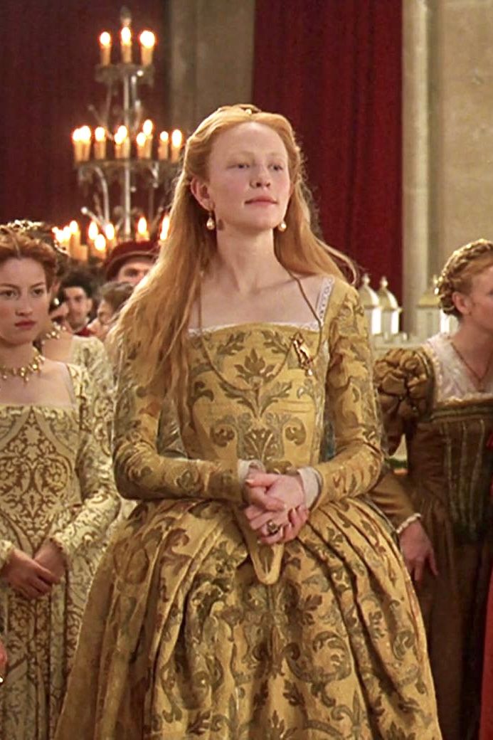 the tudors are dressed in period costumes