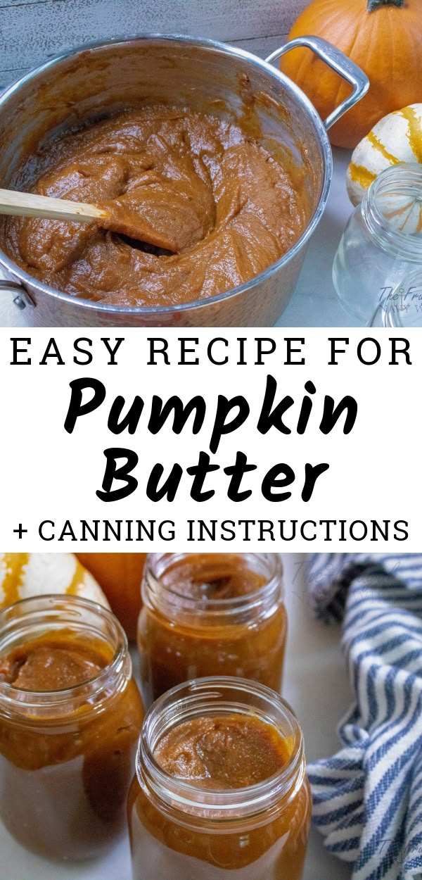 easy recipe for pumpkin butter and canning instructions