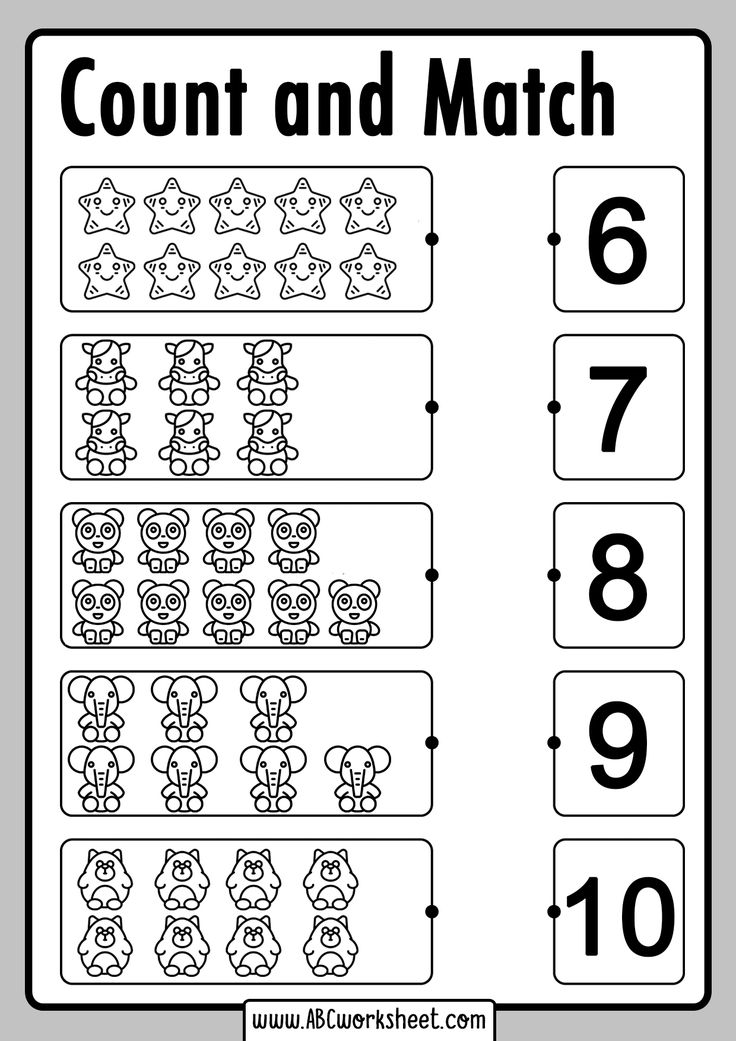 counting worksheet with numbers and symbols for children to learn how to count the number