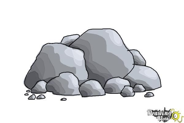 a pile of rocks sitting next to each other