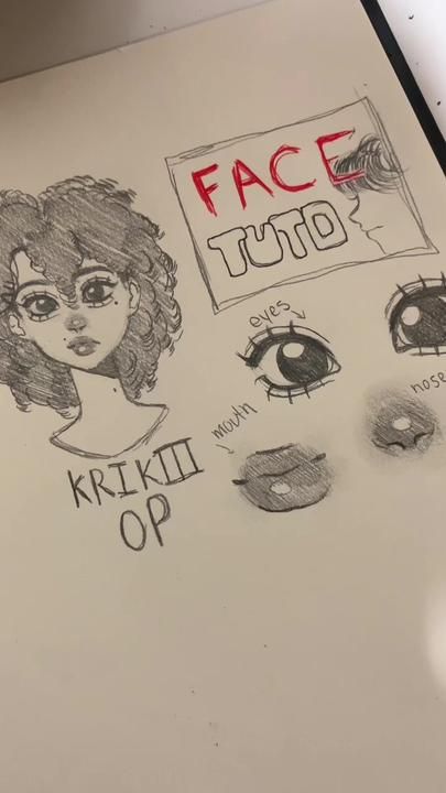 a drawing of some people's faces and their eyes