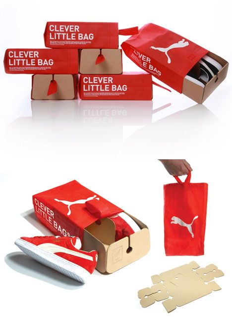 the packaging design is designed to look like it has been cut out and put into pieces