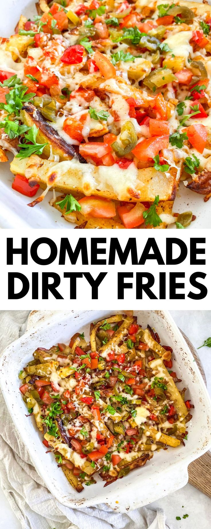 this homemade dirty fries recipe is so good and easy to make