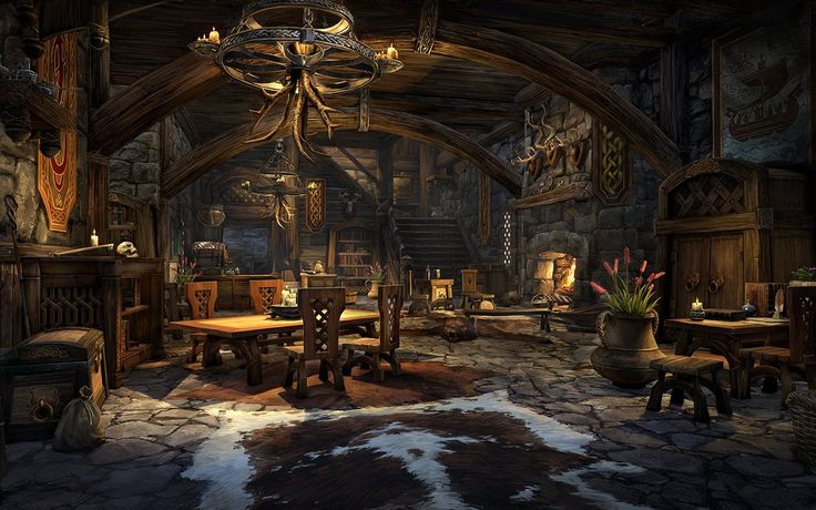 an image of a living room in a fantasy setting