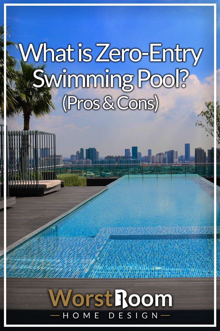 What is a Zero-Entry Swimming Pool? (Pros & Cons) Walk In Pool, Zero Entry Pool, Backyard Resort, Small Backyard Design Layout, Beach Entry Pool, Backyard Kids Play Area, Pools Backyard Inground, Backyard Design Layout, Luxury Swimming Pools