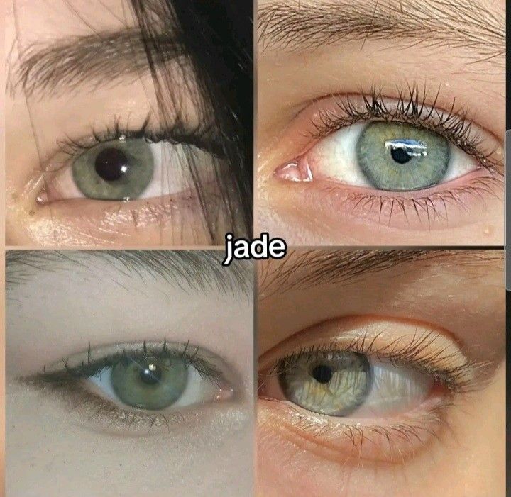 Eye Colors Green, Soft Green Eyes, Unique Eye Color, Pretty Eyes Color, Rare Eye Colors, Brown Eyes Aesthetic, Jade Eyes, Eye Color Chart, Rare Eyes