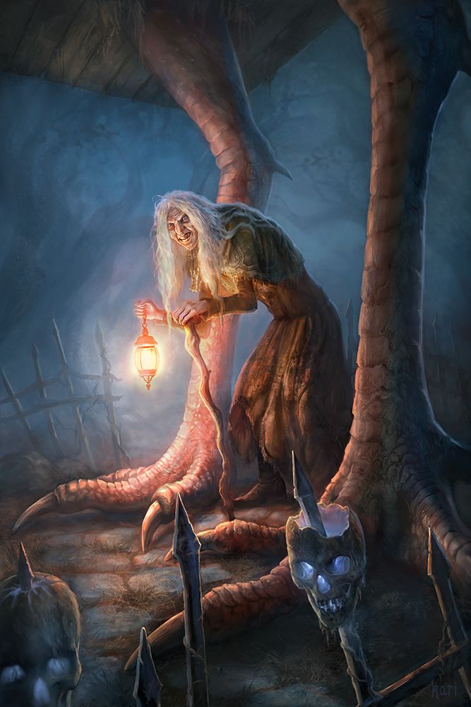 an image of a creepy creature holding a lantern