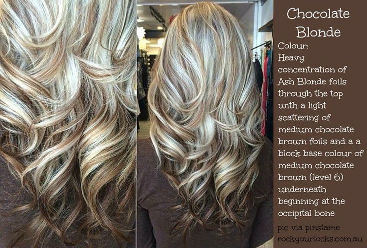 I am in love with this color!!! Chocolate Blonde, Platinum Blonde Hair Color, Light Blonde Highlights, Hair With Highlights, Silver Highlights, Long Layered Haircuts, Blonde Hair With Highlights, Platinum Blonde Hair, Brown Blonde Hair