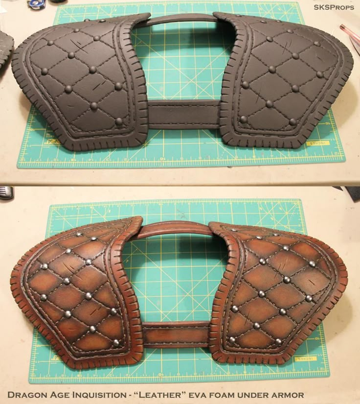 Foam Leather Armor, Diy Foam Armor, Eva Foam Crafts, Dragon Age Inquisition Inquisitor, Eva Armor, Larp Props, Armadura Cosplay, Foam Armor, Costume Armour