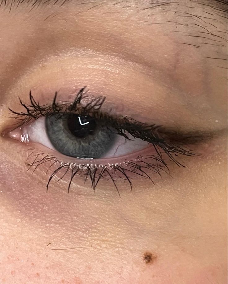 Simple Black Winged Eyeliner, Small Wing Makeup, Subtle Black Eyeliner, Faded Winged Eyeliner, Smokey Eye Subtle, Simple Smokey Eyeliner, Subtle Black Eyeshadow, Smoky Black Eyeliner, Subtle Black Eye Makeup