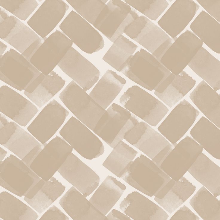 an abstract beige and white wallpaper with square shapes in shades of grey, cream and light brown