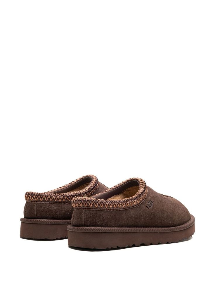 Find UGG Tasman Contrast-stitch Slippers on Editorialist. brown suede recycled wool blend logo print to the side contrast stitching branded insole slip-on style rubber sole Tasman Uggs, Tasman Slippers, Sugar Momma, Ugg Tasman Slippers, Ugg Tasman, Signature Look, Soft Wool, Contrast Stitch, Brown Suede