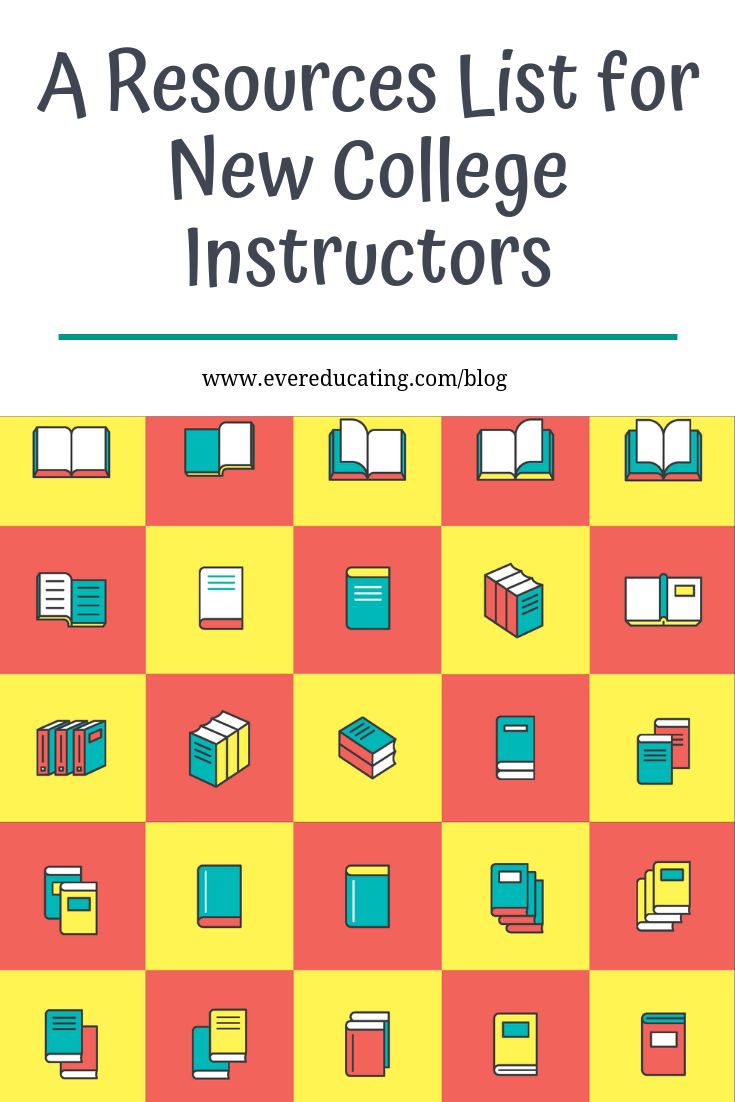 the cover of a book with different books on it and text that reads resources list for new