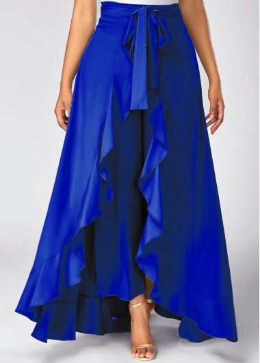 Red Overlay, Royal Blue Pants, Blue Overlay, Black Overlay, Indian Skirt, Comfortable Skirts, Hippie Skirts, Crepe Skirts, Ruffle Pants