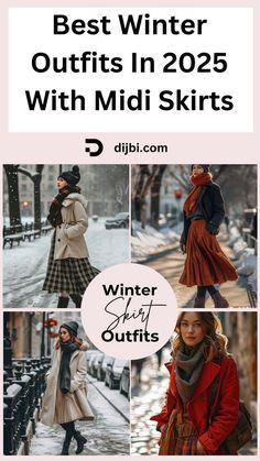 Midi Skirt Fall Outfit, Winter Shirt Outfit, Skirts Ideas, Winter Skirts, Perfect Winter Outfit, Skirt Tulle, Skirt Outfits Fall, Best Winter Outfits, Midi Skirt Outfit