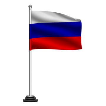 the russian flag is waving in the wind