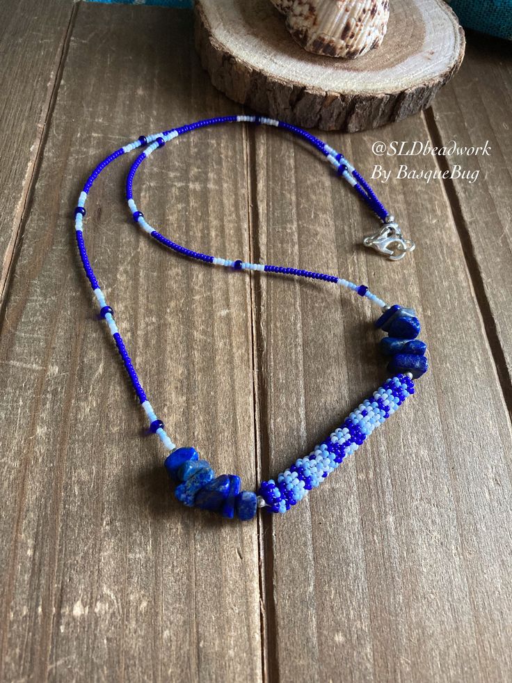 Bohemian Lapis Lazuli Beaded Necklaces As Gift, Bohemian Lapis Lazuli Beaded Necklaces For Gift, Bohemian Lapis Lazuli Beaded Necklace For Gift, Bohemian Lapis Lazuli Beaded Necklaces, Bohemian Lapis Lazuli Crystal Necklace For Healing, Artisan Blue Beaded Necklace For Festival, Bohemian Lapis Lazuli Crystal Necklace Gift, Bohemian Lapis Lazuli Necklace For Healing, Bohemian Blue Beaded Necklaces With Natural Stones