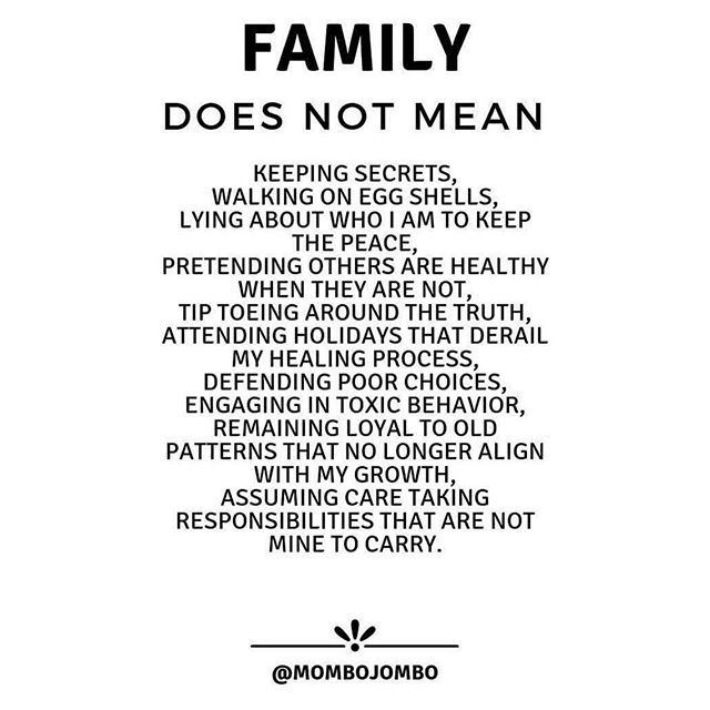 a black and white poster with the words family does not mean