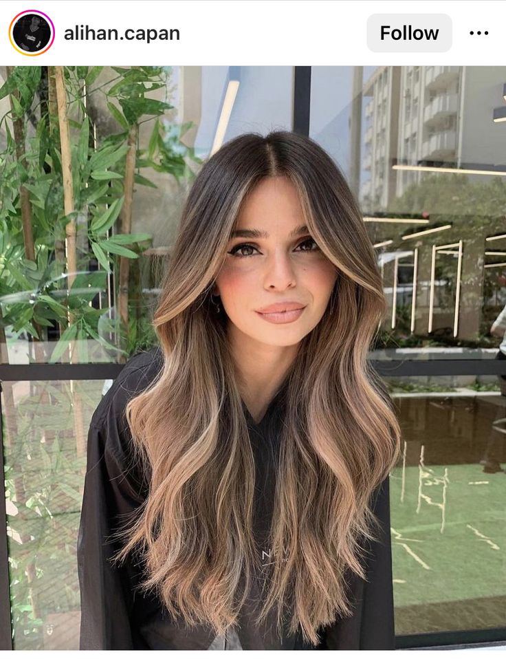 Rambut Brunette, Brown Hair Looks, Brown Hair Inspo, Brunette Hair With Highlights, Brunette Balayage Hair, Brown Hair Balayage, Blonde Hair Inspiration, Light Hair Color, Balayage Brunette