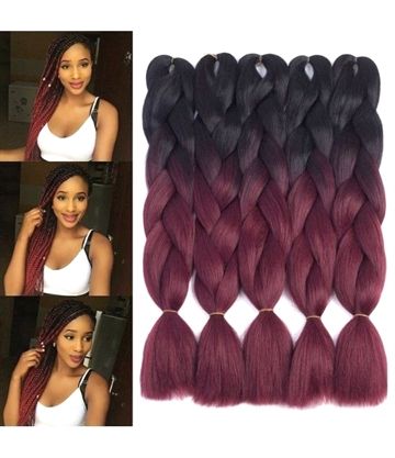 Box Braids Ombre, Xpression Braiding Hair, Ways To Braid Hair, Triangle Parts, Ombre Box Braids, Braids Ombre, Ombre Braiding Hair, Box Braids Crochet, Box Braid Hair