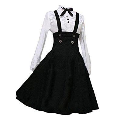 I wanted to try and make a fanfic about Sasha because there aren't a … #fanfiction # Fan-Fiction # amreading # books # wattpad Fancy Black Dress, Long Sleeve Cotton Dress, Classic Lolita, White Long Sleeve Blouse, White Cotton Dress, White Long Sleeve Dress, Dressy Dresses, Linnet, Black Long Sleeve Dress