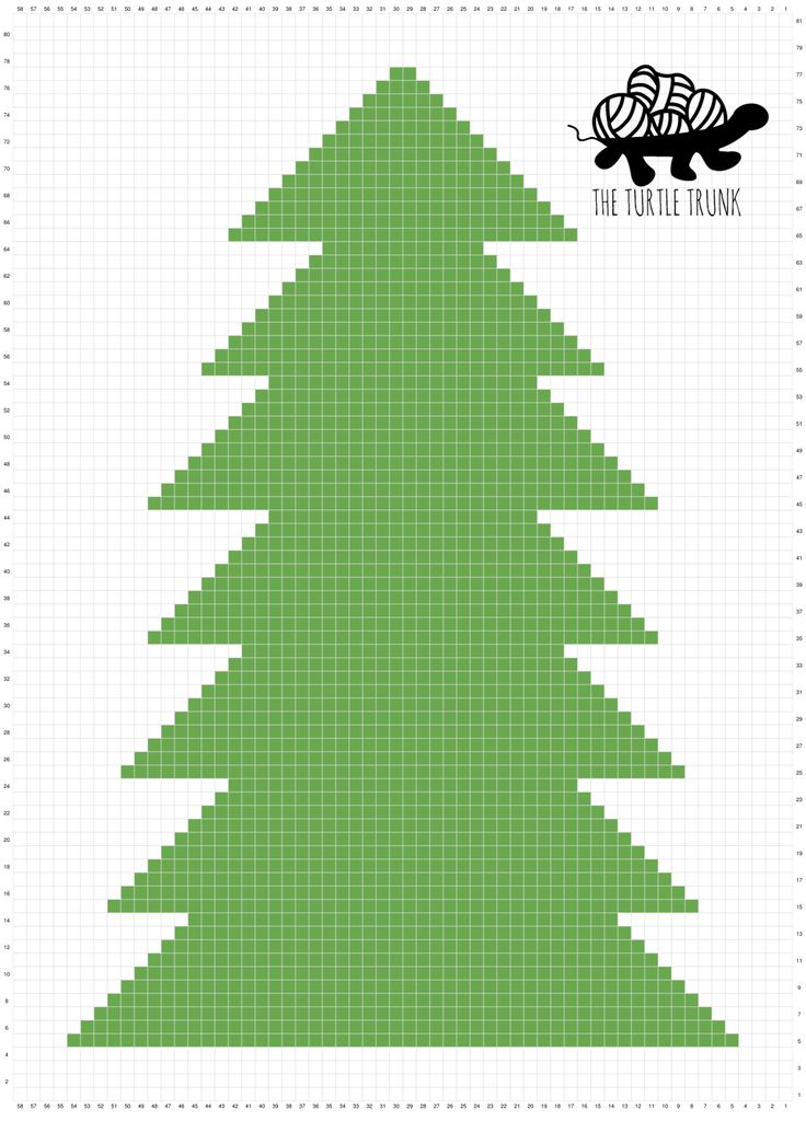 a cross stitch christmas tree pattern