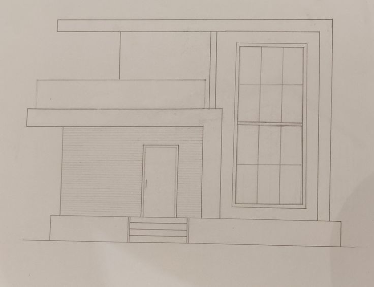 Simple 2D house drawing House Drawing Ideas Easy, Architecture Sketch Simple House, Aesthetic House Drawing Simple, 2d House Drawing, House Sketch Simple, House Drawing Sketches Simple, House Pictures Drawing, Simple House Design Drawing, Architecture Drawing Easy