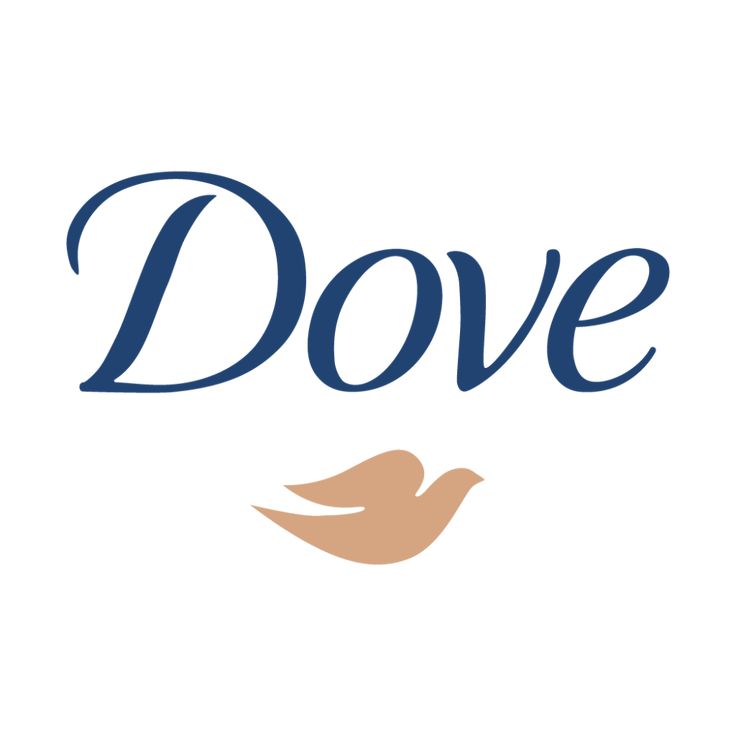 dove logo with the word dove on it