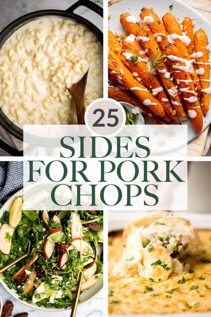 25 side dishes for pork chops