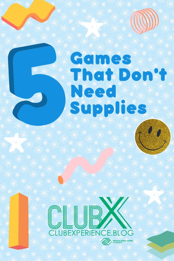 five games that don't need supplies