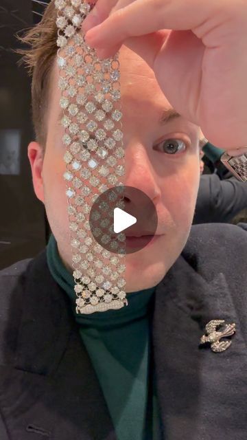 Grant Mobley on Instagram: "Over 100 carat alert! This stunning mesh bracelet from @jacobandco_jewelry has 108.50 carats of cushion cut natural diamonds set so delicately in platinum that it feels like silk. 🙌🏼🙌🏼🙌🏼
.
#diamondbracelet #highjewelry #highjewellery #diamondnerd #jewelrydesigner #jacobandco" Mesh Bracelet, Gorgeous Jewelry, High Jewelry, Cushion Cut, Diamond Bracelet, Natural Diamonds, Platinum, 50 %, Jewelry Design