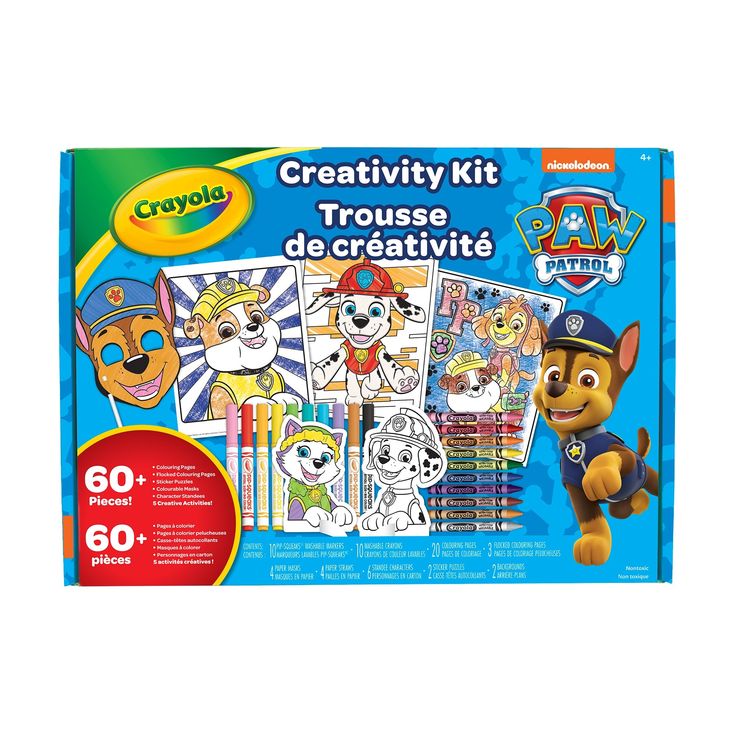 Bright Bean Paw Patrol Show, Create Coloring Pages, Coloring Activities, Paw Patrol Toys, Washable Markers, Activity Kits, Gift Card Number, Gift Card Balance, Birthday Gifts For Boys