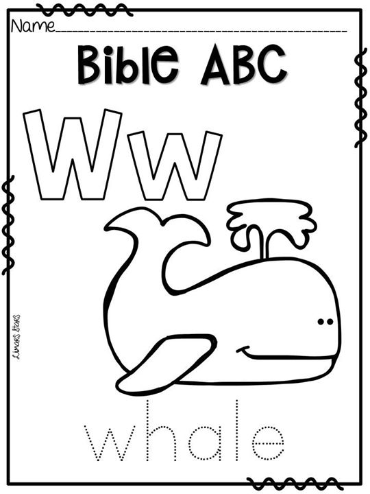 the letter w is for whale coloring page with an image of a whale on it