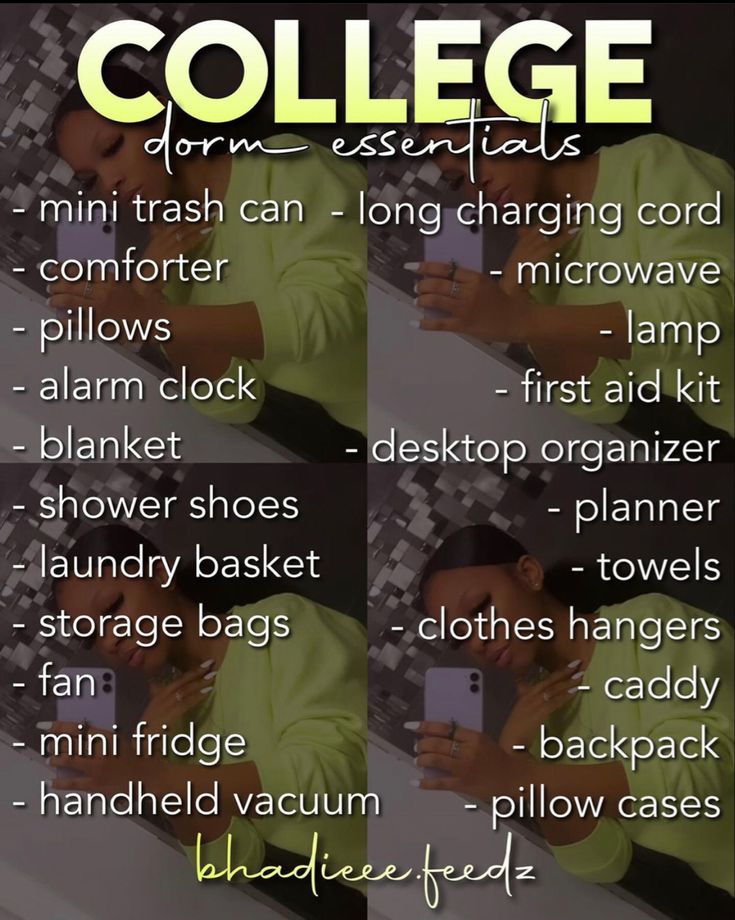 Baddie College Dorm, Baddie Shopping, College Dorm Checklist, Weekend Routine, First Apartment Tips, Dorm Checklist, First Apartment Essentials, College Packing Lists, College Checklist