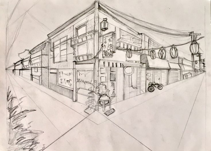 2 Point Perspective Drawing from Tokyo 2 Perspective Drawing, Perspective Architecture Drawing, Perspective Anime, 2 Point Perspective Drawing, Perspective Architecture, 3 Point Perspective, 2 Point Perspective, Point Perspective, Perspective Drawing