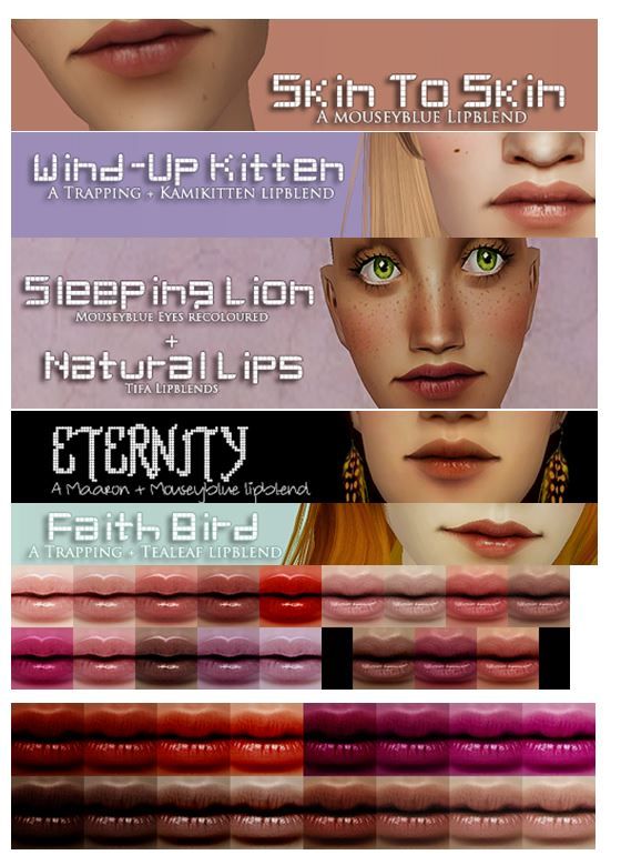 an image of different types of lipsticks for the skin and hair color scheme, with text overlaying them